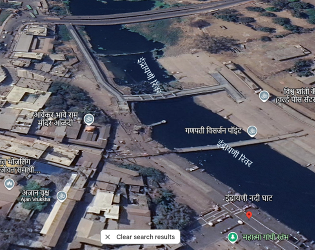 GOOGLE MAP PHOTO -तळेगाव दाभाडे पूल दुर्घटना