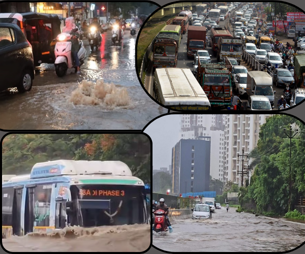 Hinjawadi rain and road issue
