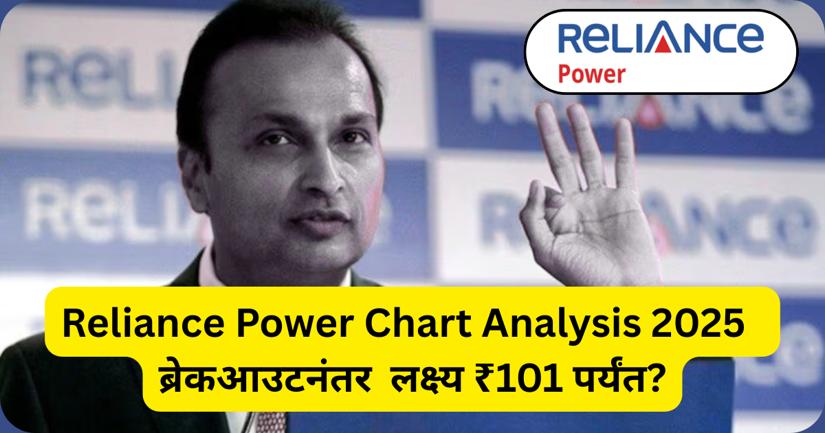 Reliance Power Chart Analysis 2025 – ब्रेकआउटनंतर तेजीचे लक्ष्य ₹101 पर्यंत
