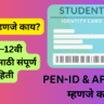UDISE+ मधील PEN-ID आणि APPAR-ID म्हणजे काय
