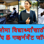 डिप्लोमा नंतर सरकारी नोकऱ्या - टॉप 5 गव्हर्नमेंट जॉब्स